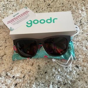 NIB Goodr BFG brown glasses
